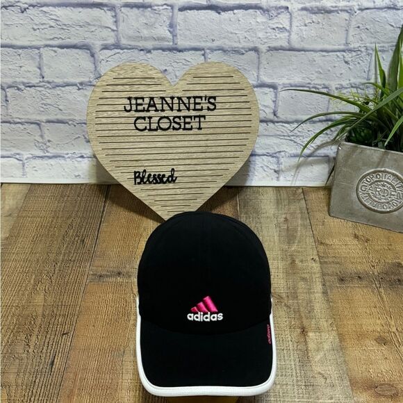 Adidas Hat adizero Pink Logo Lightweight Run Tennis Golf Workout Baseball Cap - Picture 9 of 9